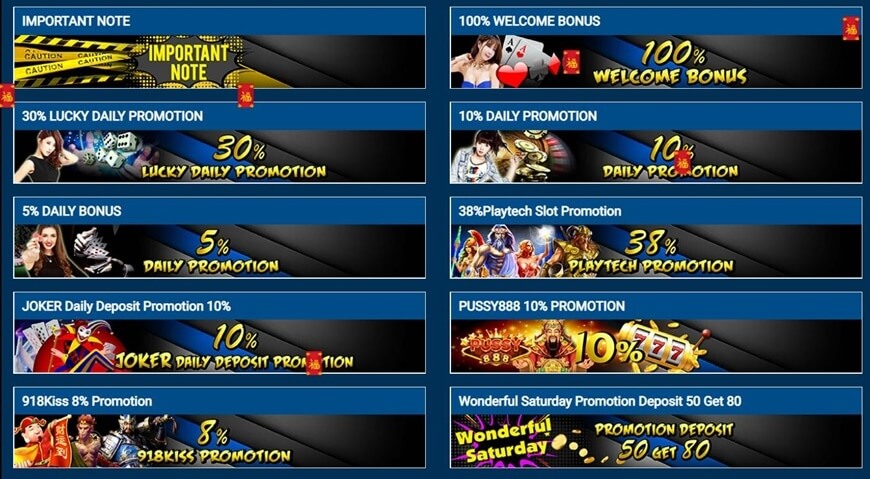 12Joker | One Of The Best Betting Site For Singapore Gambler 7 Various promotions