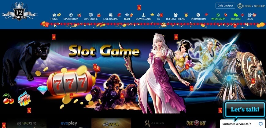 12Joker | One Of The Best Betting Site For Singapore Gambler 2 Slot games