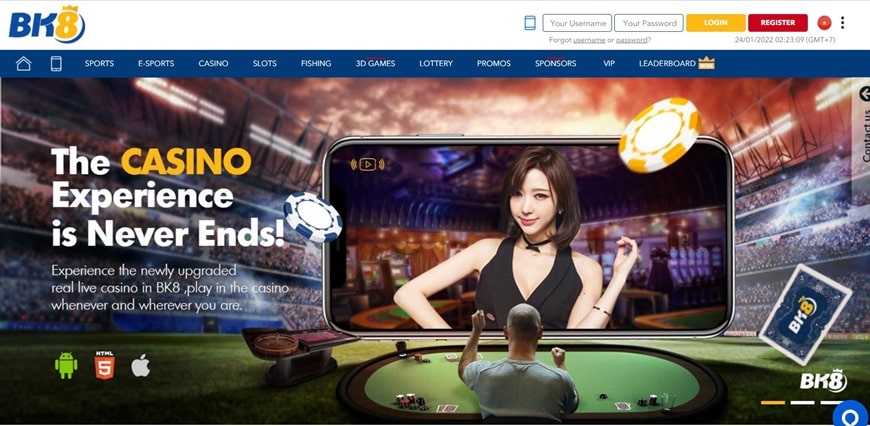 BK8 Online Casino | Review & Official BK8 links 4 Mobile Application