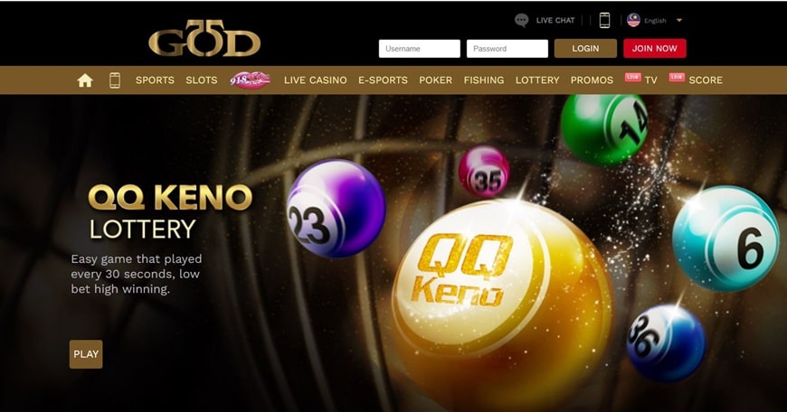 GOD55 | Singapore Online Casino - An Ideal Choice For You To Bet In 2023 6 Lottery