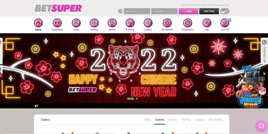 Betsuper | One Of The Kings Of Singapore Betting Village 1 Interface