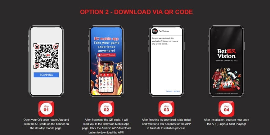 BetVision | The Casino With Outstanding Quality In The Singapore Market 9 QR code