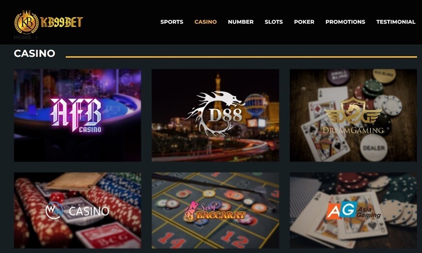 KB99BET | One Of The Leading Singapore Online Bookie 3 Live Casino