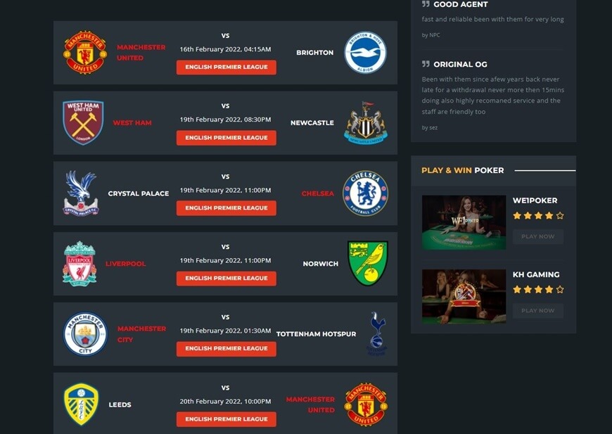 KB99BET | One Of The Leading Singapore Online Bookie 2 Sports Betting