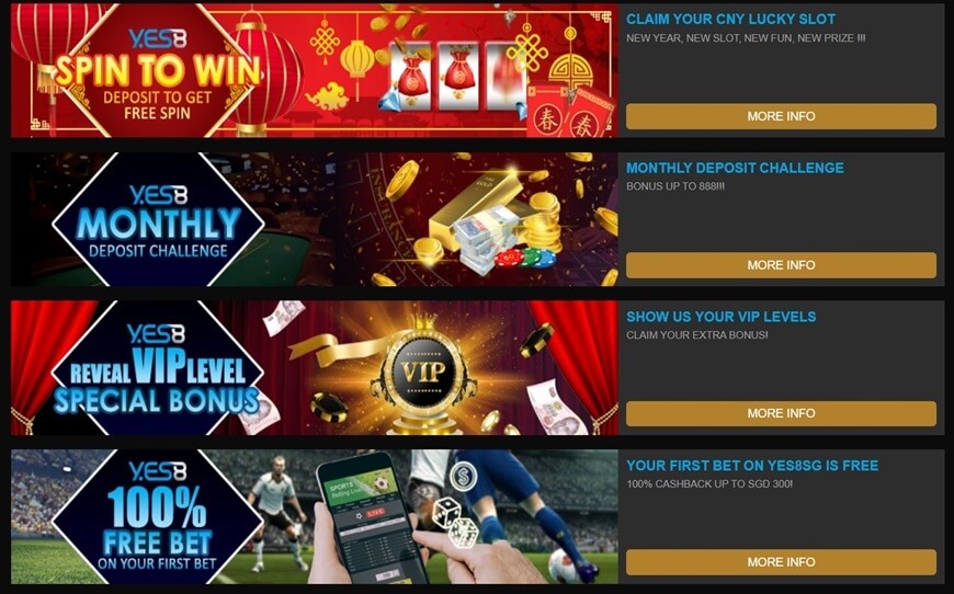 Yes8 | The Name Made You Have Amazing Betting Experiences 10 Lots of promotions