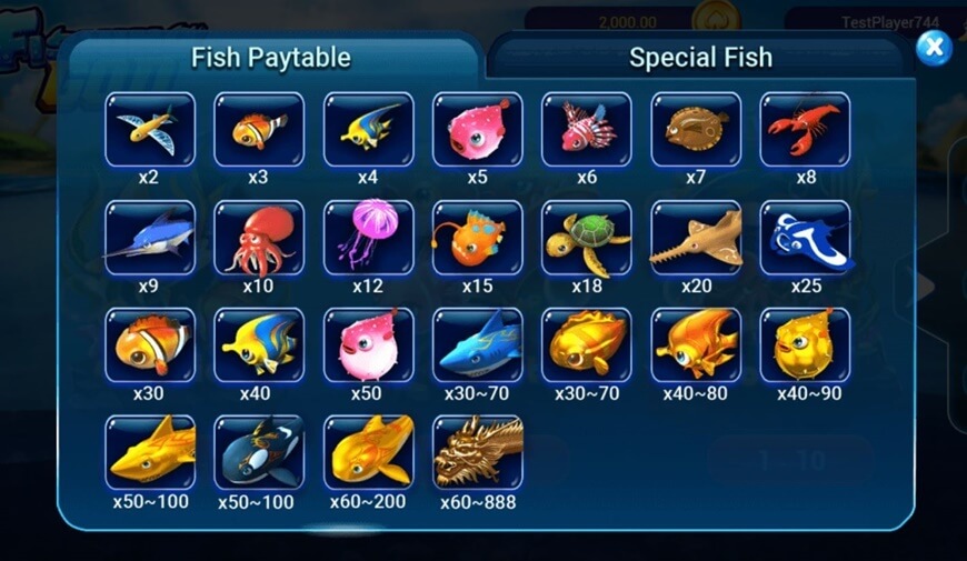 Fishing God | Builds The Ocean As A Gambling Game 3 25 sea creatures