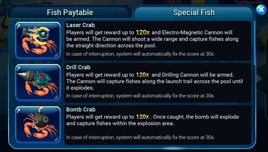 Fishing God | Builds The Ocean As A Gambling Game 4 Special types of fish