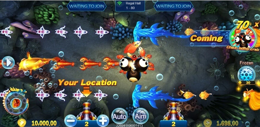 Royal Fishing | Provides The Most Eye-catching Game Experience 2 Shooting fish area