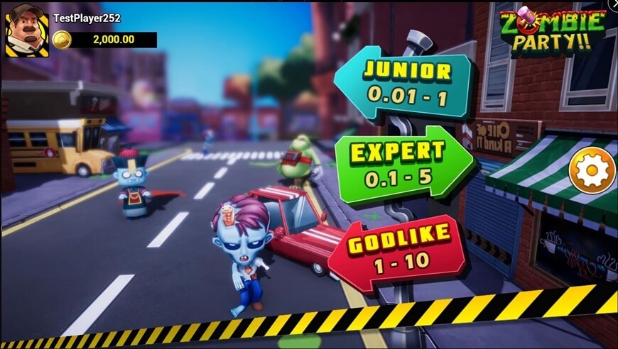 Zombie Party | Experience The Creepy Zombie World In A Betting Game 2 Choose a game room