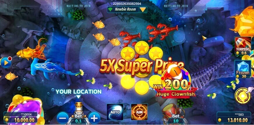Happy Fishing | Offers The Most Authentic Betting Experience 2 The game area is colorful