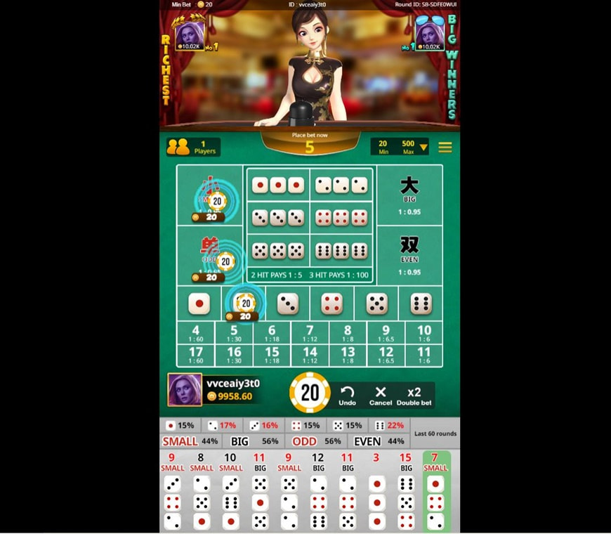 Sicbo | The Oldest Betting Game In Asia 2 Place bet chips