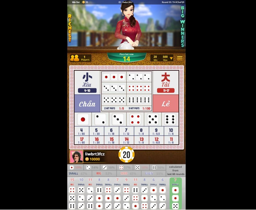 Tai Xiu | The Easiest Betting Game To Win If You Know The Tips 1 The gaming area