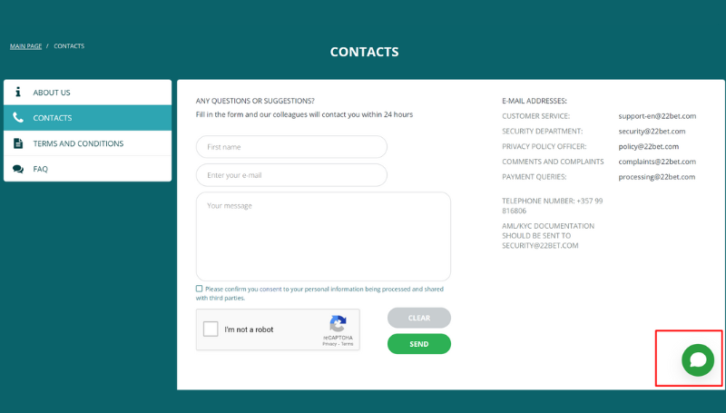 22BET | One of the most sophisticated and entertaining gaming platforms in 2024 11 22bet Customer service