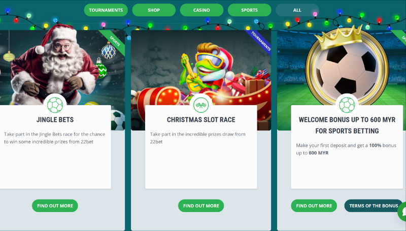 22BET | One of the most sophisticated and entertaining gaming platforms in 2024 9 22bet bonuses