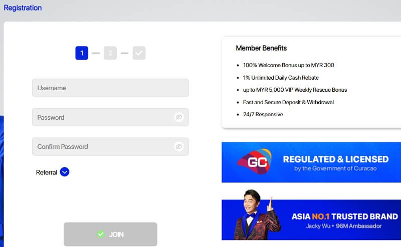 96M Bookie – Reputable Online Betting Site with quality service 8 2 simple steps to sign up for a new account
