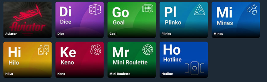 Spinzz | The fastes-growing online casino in Singapore 8 Spinzz Mini Games